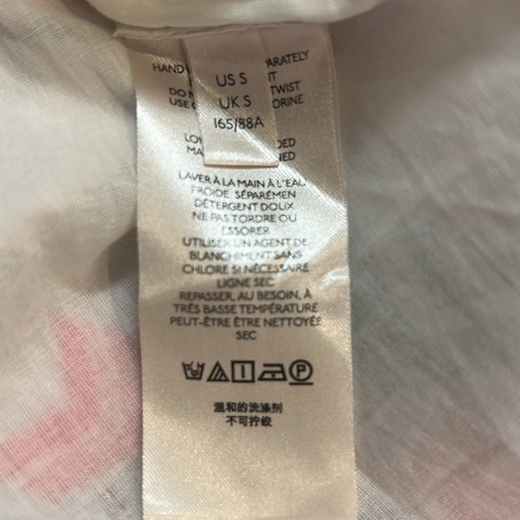 Anthropologie White Sleeveless Embroidered Cotton Mini Dress Size Small - Picture 10 of 12